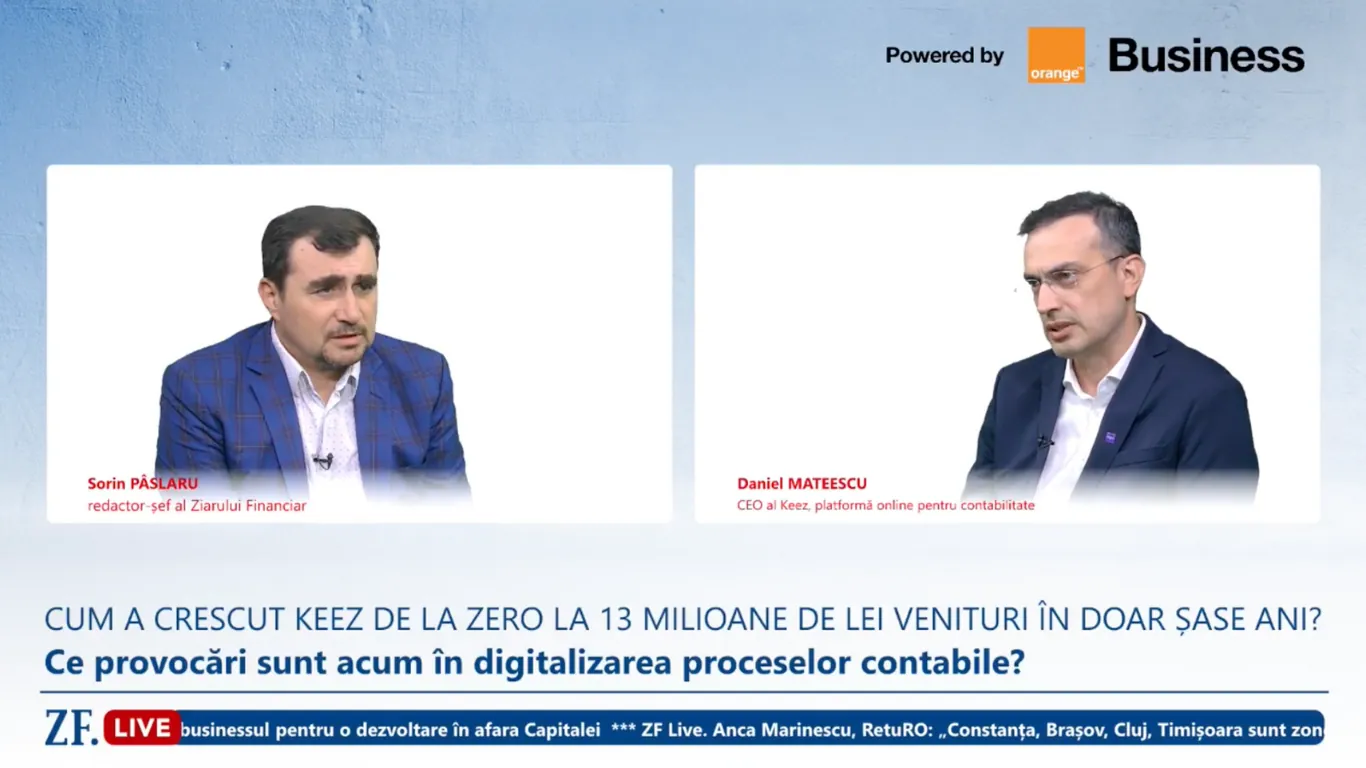 Contabilitate online Keez: aplicație plus contabil, integrată cu e-Factura, e-TVA și SAF-T